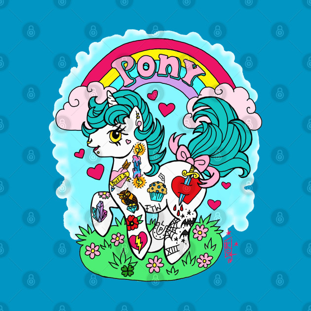 Tat Pony by Luckyponytattoo
