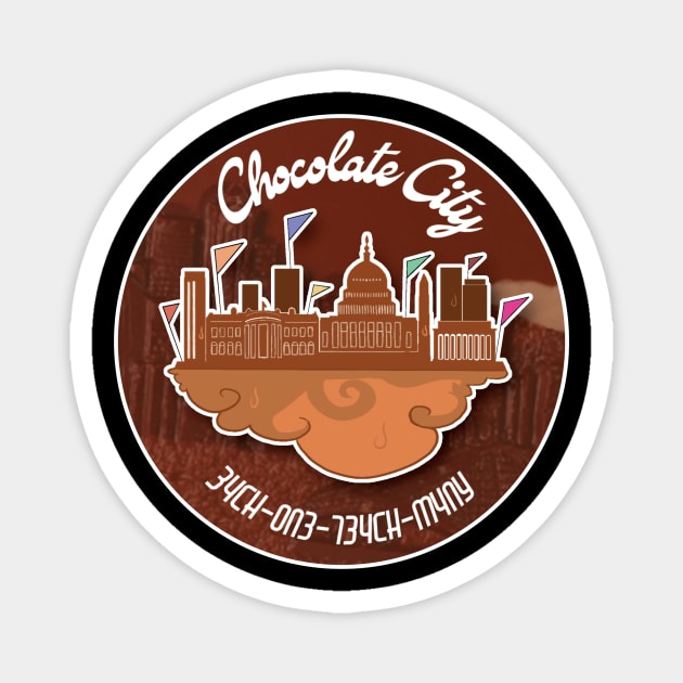 BIC Chocolate City CTF Logo Magnet by blacksincyberconference