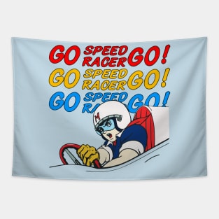 GO SPEED Tapestry