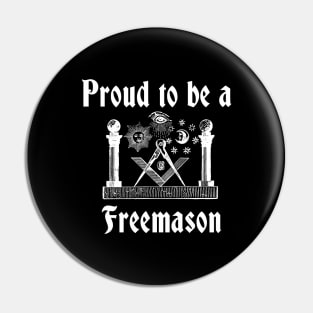 Really proud to be a Freemason Pin