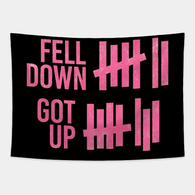 Feel down get up Tapestry by Hanadrawing