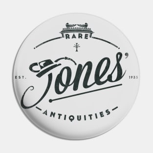 Jones' Rare Antiquities - coal black Pin