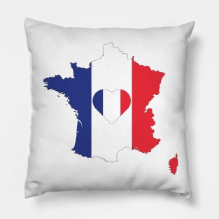 France in the heart Pillow