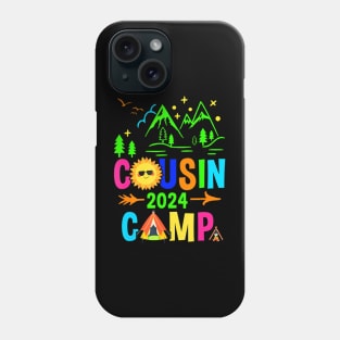 Family Camping Summer Vacation Crew Cousin Camp 2024 Phone Case