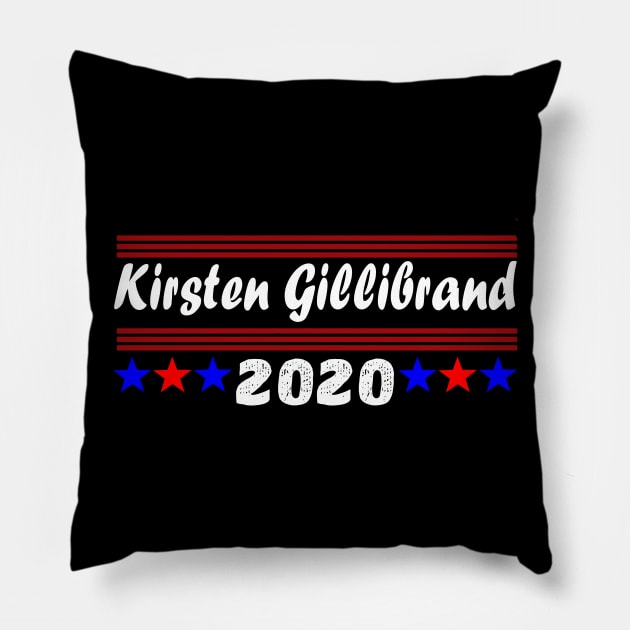 Kirsten Gillibrand Pillow by NiceTeeBroo