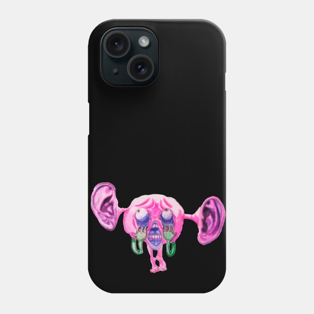 Misophonia Sucks Pop-Surrealism Lowbrow Art Phone Case by kuraimochi