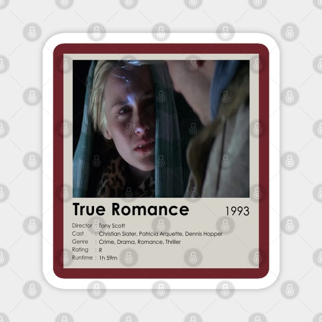 True Romance Movie Best Scene Magnet by OlkiaArt