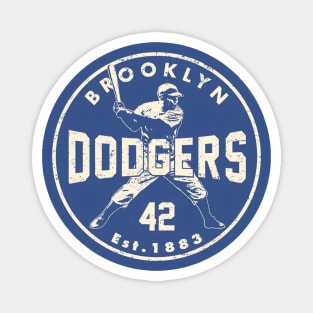 Jackie Robinson Dodgers 2 by Buck Tee Magnet