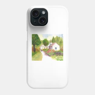 Port Clyde Maine Street Scene Phone Case