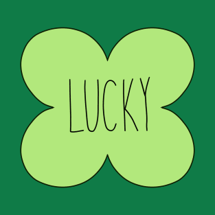 Lucky four leaf clover T-Shirt