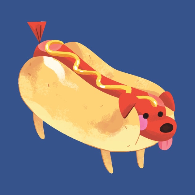 Hot Dogger by Mel Draws