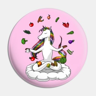 Unicorn Vegan Pin