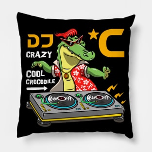 DJ Crocodile Pillow