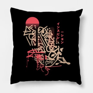 Japan Graffiti Pillow