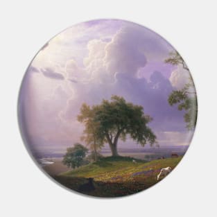 California Spring by Albert Bierstadt Pin