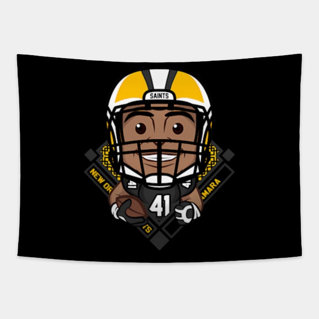 Alvin Kamara Tapestry by Sink-Lux