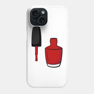 Red Nail Polish Bottle Phone Case