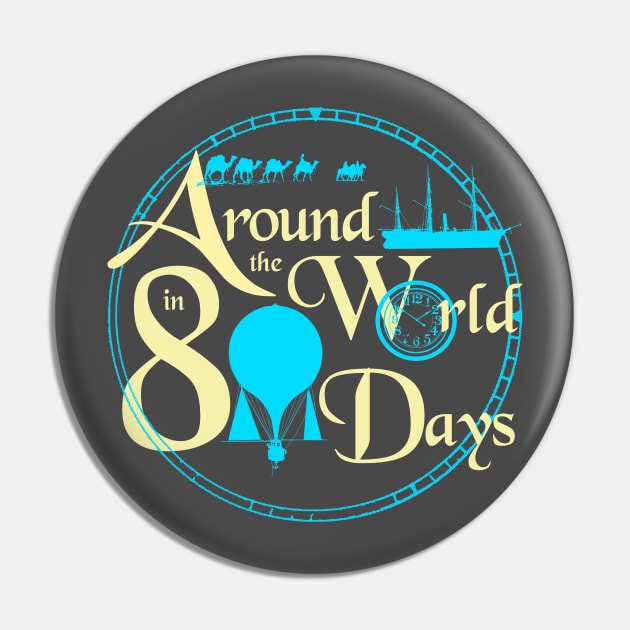 AROUND THE WORLD IN 80 DAYS Pin by KARMADESIGNER T-SHIRT SHOP