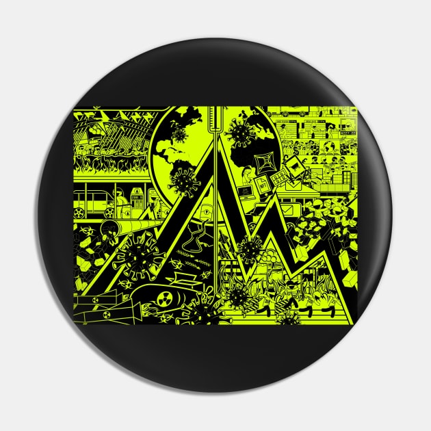 2021 OVERCOME Cover Art Pin by MOULE