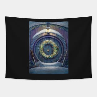 Tolkien Fantasy Christmas Card Tapestry