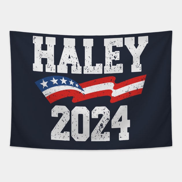 Haley 2024 Tapestry by Etopix