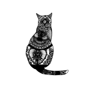 Cat with motifs 2 T-Shirt