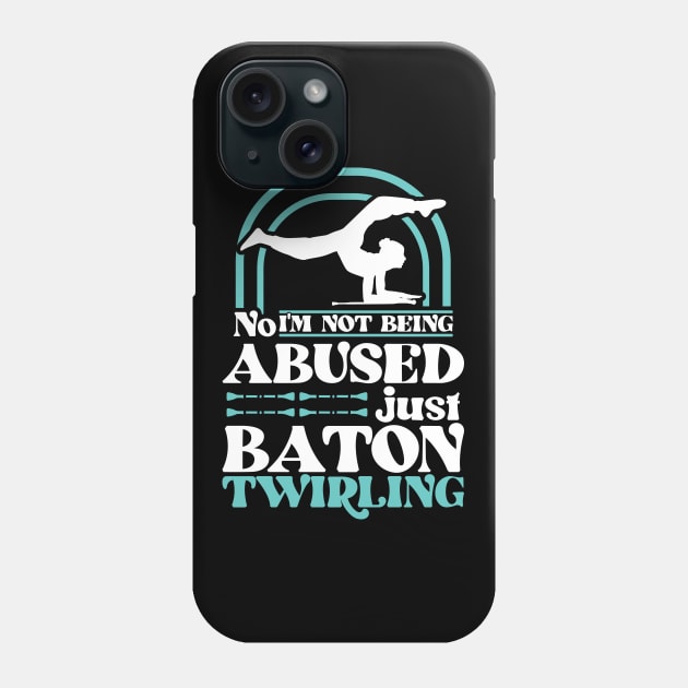 Baton Twirling - Baton Twirler Phone Case by Peco-Designs