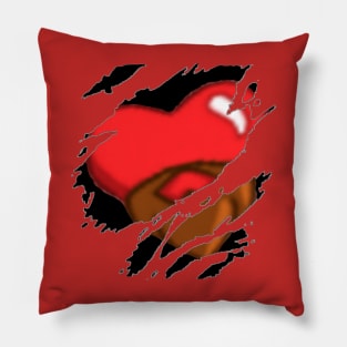 Ripping Heart Pillow