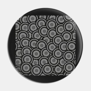 gray circles with black medium scale Pin