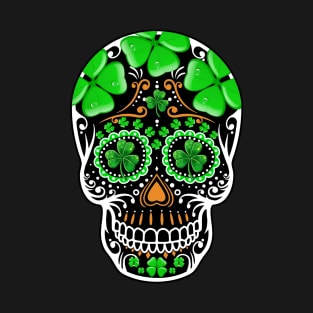 Holiday Sugar Skull Mexican Holiday Skull T-Shirt