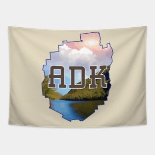 ADK River Scene Tapestry