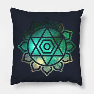 Galaxy Mandala: Anahata Pillow