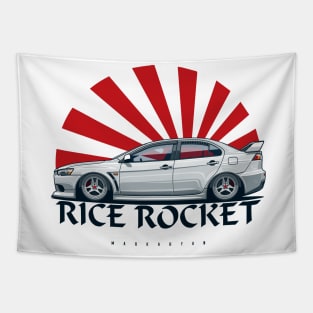 Rice rocket Tapestry