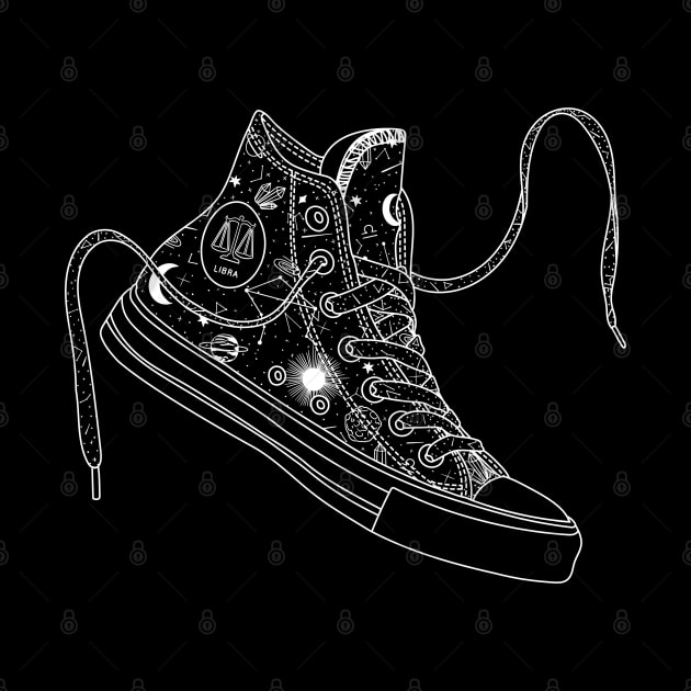 Libra high tops - Black &amp; White by MickeyEdwards