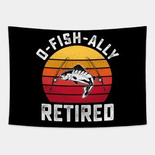 O-Fish-Ally Retired T Shirt For Women Men Tapestry