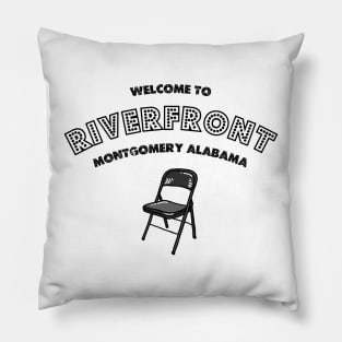 Riverfront Brawl, Montgomery Alabama Pillow