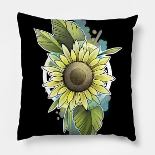 sunflower <3 (color) Pillow