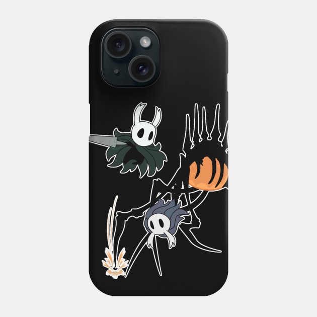 Hollow Knight - Nosk battle Phone Case by JuditangeloZK