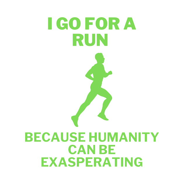 Jogging  because humanity can be exasperating by jachu23_pl