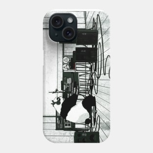 Genma DJ Panda Saotome T-Shirt no white Phone Case