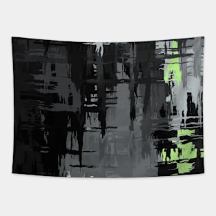 Agender Pride Rough Crisscross Paint Tapestry