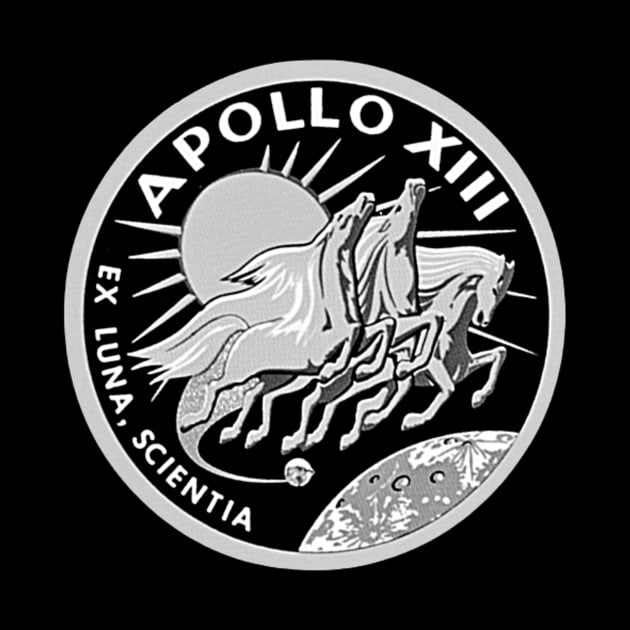 NASA Apollo 13 Vintage Design by Lunar Lens