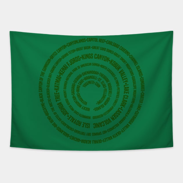 National Park - Tree Ring Tapestry by PodDesignShop