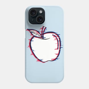 Glitched effect on an apple Phone Case