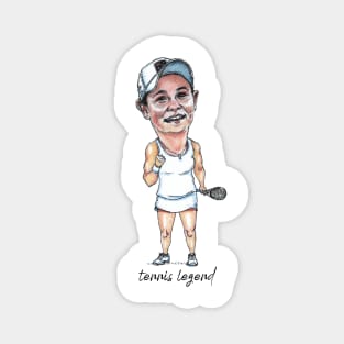 Ashleigh Barty tennis legend Magnet