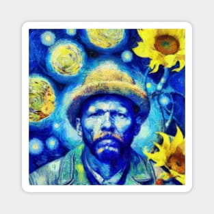 Portrait of Vincent van Gogh Magnet