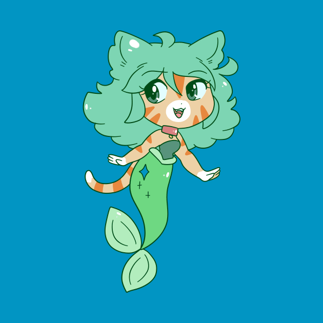 Cat Girl Mermaid by saradaboru