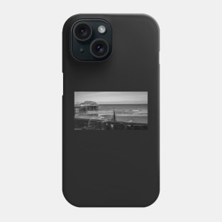 A view over Cromer beach captured from the promenade Phone Case