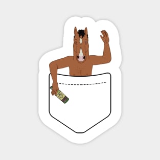 Bojack Sleeping In Your Pocket Magnet