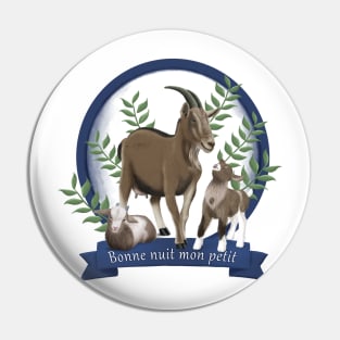 Mother Goat and her kids Pin